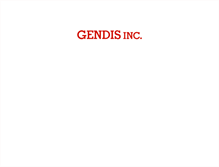 Tablet Screenshot of gendis.ca